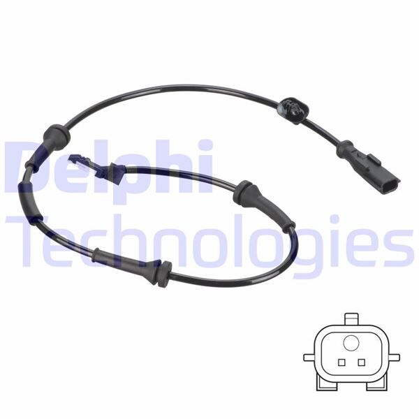 DELPHI SS20799 ABS SENSORU ON MERCEDES CITAN W415 12> . RENAULT KANGOO 08>