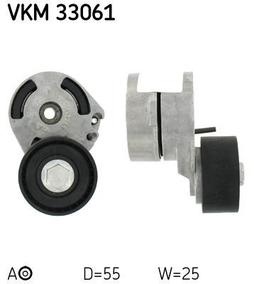 SKF VKM33061 ALTERNATÖR GERGİ RULMANI KÜTÜKLÜ P206 1.4HDI-407-PARTNER 1.6 HDI-C3 1.6 16V-C5 1.6HDI-BERLINGO 1.6