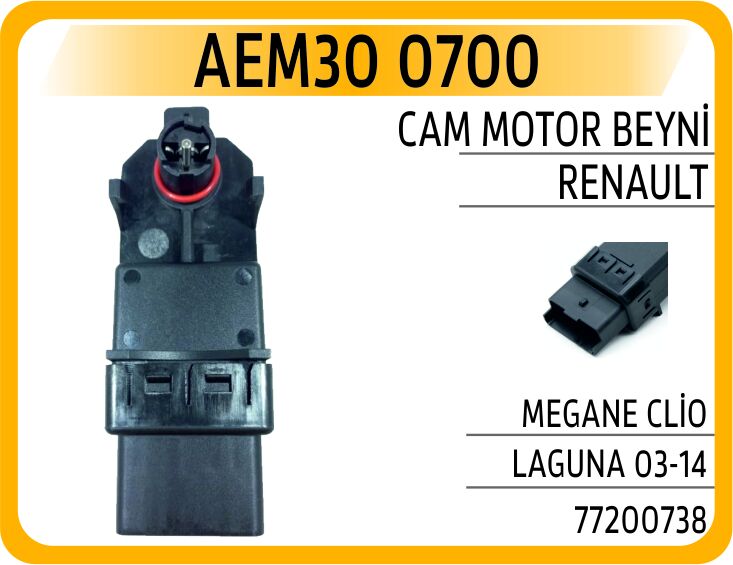 AEM30 0700 CAM MOTOR BEYNİ RENAULT MEGANE CLİO LAGUNA 03-14