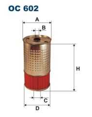 FILTRON OC602 YAG FILTRESI MERCEDES OM601 OM602 OM603 W201 W202 W124 W140