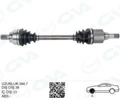 GVA 4435007 ÖN AKS KOMPLE SOL FOCUS II 1.6- 1.8 TI 04>11 C MAX 1.6 1.8 TI 05>11 BENZINLI VOLVO S40 II 1.6 05>12 V50 1.6 05>12