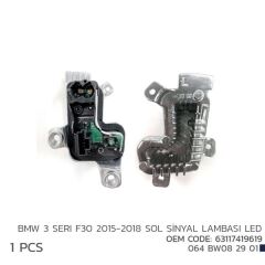 NIKEN 064BW082901 BMW 3 F30 2015-2018 SOL SİNYL LED MODL 63117419619