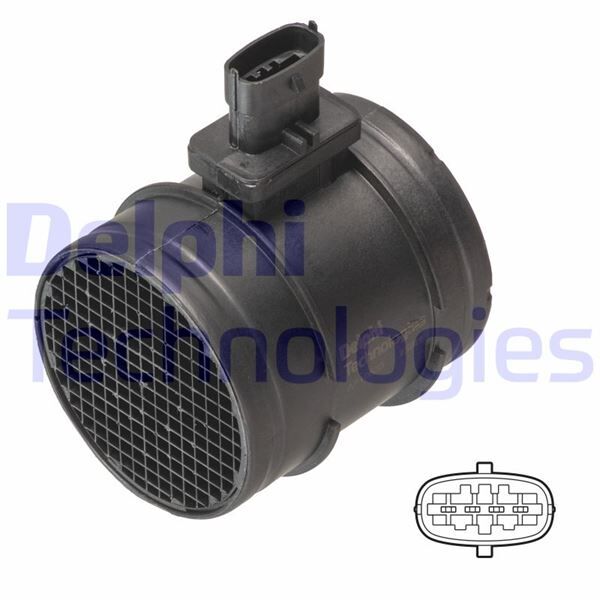 DELPHI AF10633-12B1 HAVA KÜTLE ÖLÇER DEBİMETRE DUCATO 2.0D-2.3D-3.0D 06 > IVECO DAILY 06-11 EURO 5