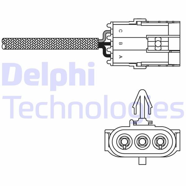 DELPHI ES10992-12B1 OKSİJEN SENSÖRÜ CLIO-KANGOO 1.2 96-01