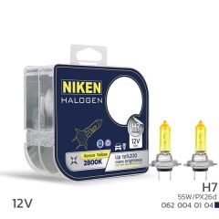 NIKEN 0620040104 NIKEN 12V H7 55W SARI IŞIK AMPUL PX26d 2800K