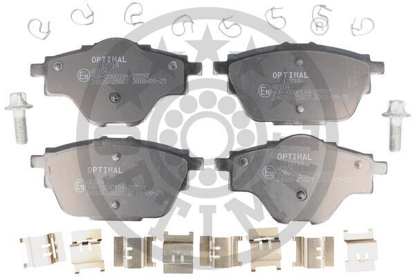 OPTIMAL BP-12719 ARKA FREN BALATASI ASTRA L-GRANDLAND-C4 GRAND/SPACETOURER-C5 AIRCROSS-P508-P5008-P308-P3008-DS4-DS7 290mm