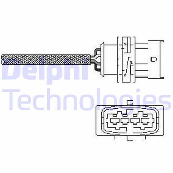 DELPHI ES10789-12B1 OKSİJEN SENSÖRÜ ÖN ASTRA G-CORSA C 1.4 16V-ASTRA G-ZAFIRA-MERIVA-VECTRA C 1.6 16V 00>