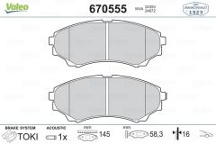 VALEO 9001134 ON FREN BALATASI MAZDA 4 4 B 2500 RANGER 02>06 2.5TD / 3.0TD 06>12