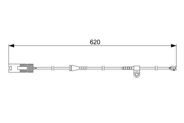 BOSCH 1987474955 BALATA FISI ARKA BMW E38