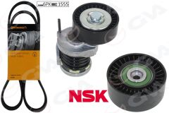 GVA 59A7210 ALTERNATÖR GERGİ KİTİ AMAROK- TRANSPORTER T6 CAAA-CAAB-CCHA-CFCA-CAAD 2.0TDI 10-15 6PK1555