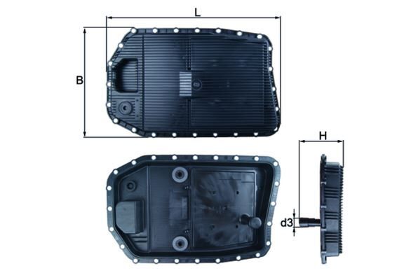 MAHLE HX154 OTOMATIK SANZIMAN YAG KARTERI GA6HP19 BMW E81 E87 E90 E93 E60 E64 E65 F01 F02 E84 E83 E70 E85 E89