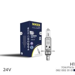 NIKEN 0620020101 NIKEN 24V H1 70W HALOJEN AMPUL P14.5s