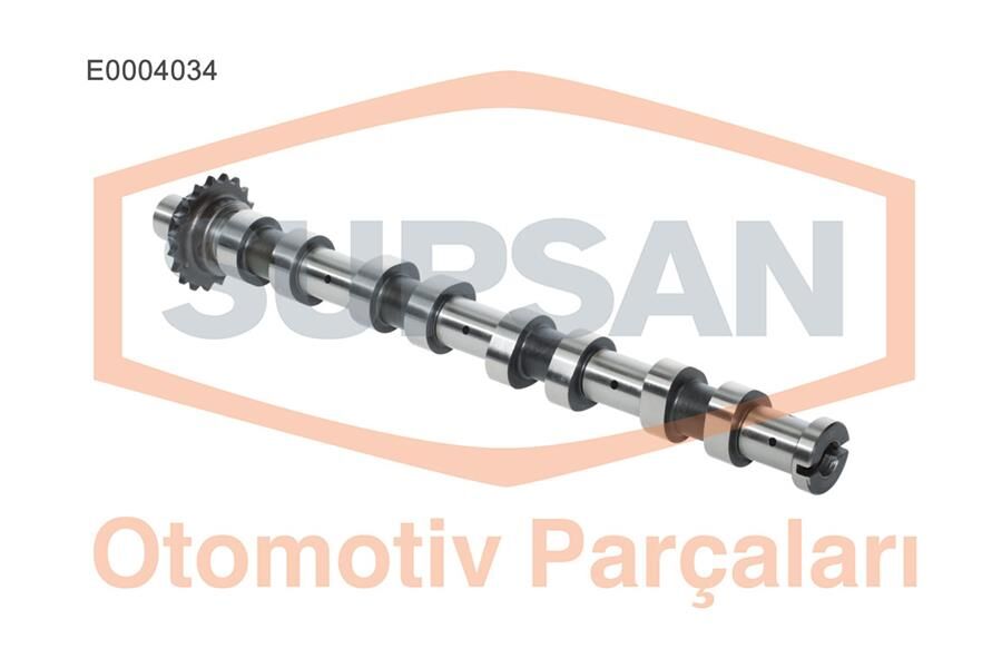 SUPSAN E0004034 EKSANTRİK MİLİ EGSOZ PARTNER-BERLINGO-P206-P207-P307-P308-P3008-P407-P5008-C2-C3-C4-C5-JUMPY FIESTA 02>08-FOCUS II 04>11- FUSION 04>14-VOLVO S40-S80-V50-V70 1.6 16V HDI TDCI