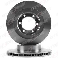 OTOZONE BD9103 ÖN FREN DİSKİ HAVA KANALLI TOYOTA LAND CRUISER 3.0L 1KZ-TE 1KD-FTV KZJ120 KDJ120 03-09 338 çap x 6 bijon - Adet disk fiyatıdır