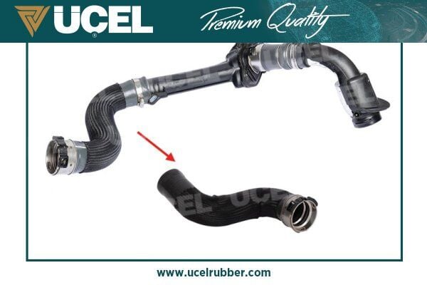 UCEL S15160 TURBO HORTUMU BÜYÜK PLASTİK PARÇA HARİÇ RENAULT MEGANE III 09> FLUENCE 09> 1.5dCi