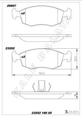 KALE 23552 180 05 ANS KD13 ÖN BALATA PALIO WEEKEND 96 > ALBEA 01 > DOBLO 00 > 0986TB2093
