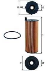 MAHLE OX196.1D1 YAG FILTRESI LAND ROVER RANGE ROVER 368DT L320 L322