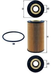 MAHLE OX169D YAG FILTRESI MERCEDES OM628 W211 W463 W163 W220