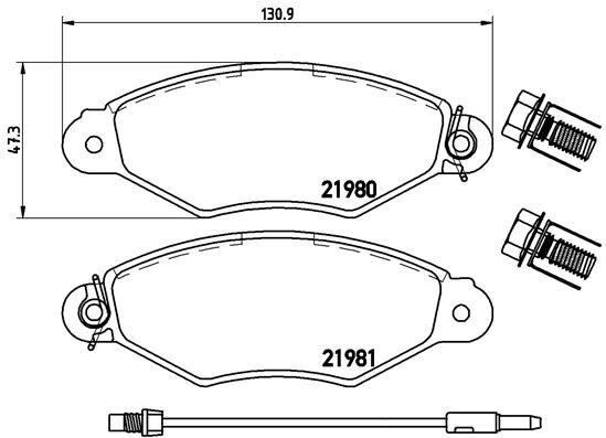 VALEO 9001018 ÖN FREN BALATASI RENAULT KANGOO 97> CLIO SYMBOL I 98> CITRO N XSARA 97>02 PEUGEOT 306 96>01