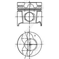 YENMAK 31-04176-050 MOTOR PİSTON SEGMAN 0.50 82.70 LAGUNA 95>01 MEGANE I 96>03 2.0 F3R