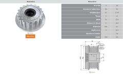 ZEN 5533 ALT. KASNAK VOLKSWAGEN TOUAREG - TRANSPORTER T5 2.5 TDI KAPLIN