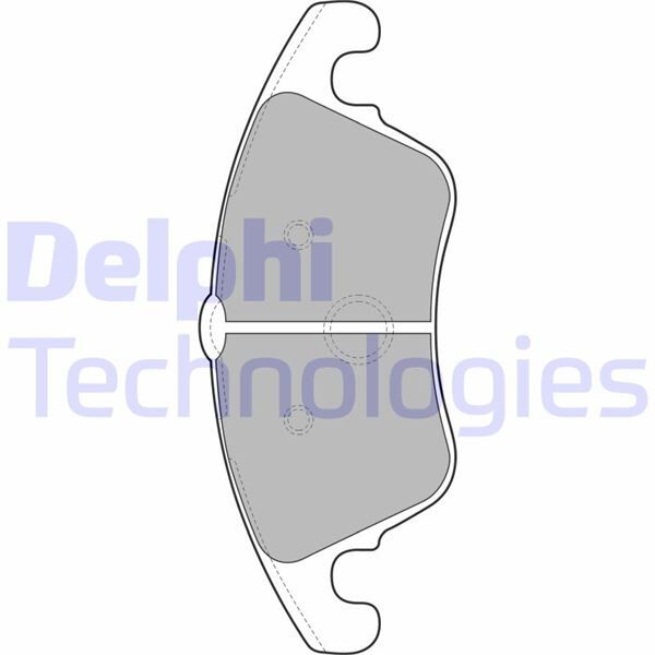 DELPHI LP2099 FREN BALATASI ON MERCEDES W204 S204 C204 C218 W212 C207