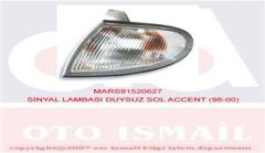 MARS 520627 SİNYAL LAMBASI DUYSUZ SOL ACCENT 98-00