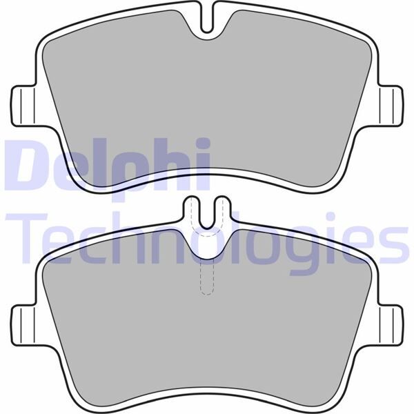 DELPHI LP1696 FREN BALATASI ON MERCEDES W202 W203 CL203 C209 R171