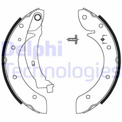 DELPHI LS1716 ARKA FREN BALATASI PABUÇ PEUGEOT PARTNER 96>15 P405 87>97 CITROEN BERLINGO 96>15 XSARA 99>11 228x 42