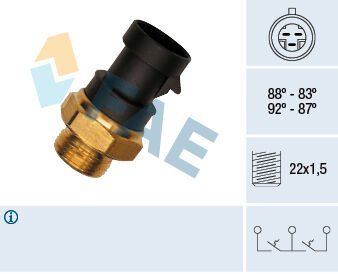 FAE 37900 FAN MÜŞÜRÜ 66C 3 FİŞLİ DUCATO-BOXER-JUMPER 98-02 PUNTO 94-99 PALIO 97-01