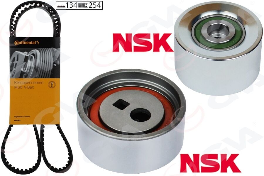 GVA 59T4310C EKSANTRİK GERGİ KİTİ 134x254 P106 II 1.6 96- TU5J4 -SAXO 1.6 96-03 TU5JP4 K015458XS