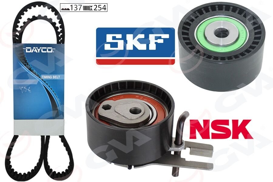 GVA 59T4315 EKSANTRİK GERGİ KİTİ P206-P207-P307-P308-P407-P3008-EXPERT-PARTNER-BERLINGO-JUMPY-C2-C3-C4-C5- XSARA-FOCUS II-FIESTA V-VI VOLVO S40-C30-V50-FIAT SCUDO EURO4 1.6 HDI-TDCİ