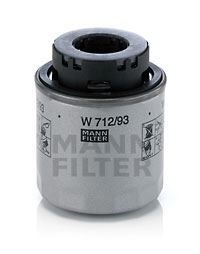 MANN W712.93 YAĞ FİLTRESİ GOLF V-VI-JETTA III-PASSAT-TIGUAN-TOURAN-A3-OCTAVIA-IBIZA-SCIROCCO 1.4 TSI W712.90