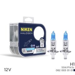 NIKEN 0620030101 NIKEN 12V H1 55W BEYAZ IŞIK AMPUL P14.5s 5000K