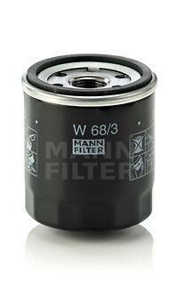 MANN W68.3 YAĞ FİLTRESİ C1-P107 1.0-COROLLA 1.3-1.3 12V-1.6-1.8 - AVENSIS1.6-1.8YARIS 1.3-1.5CAMRY-CARINA
