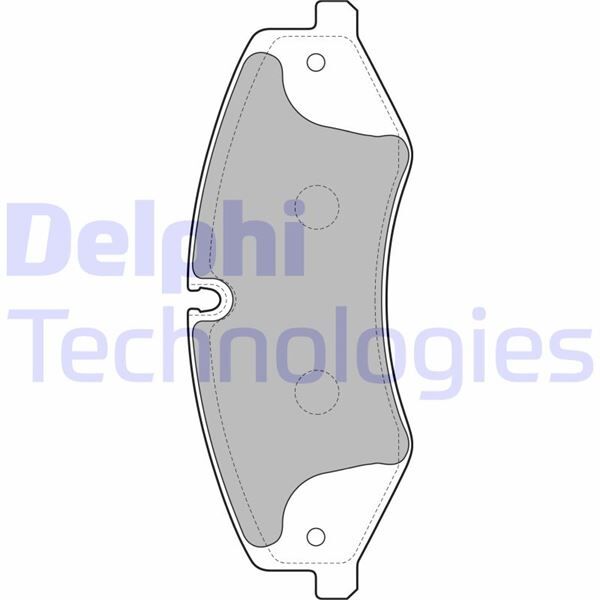 DELPHI LP2176 FREN BALATASI ON LAND ROVER DEFENDER L663 L319 L462 RANGE ROVER L322 L405 L320 L494 L560