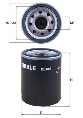 MAHLE OC602 YAG FILTRESI LAND ROVER 428PS RANGE ROVER L320 L322 . JAGUAR S-TYPE II X200 XF X250 XJ X350 X358 XK X100 X150