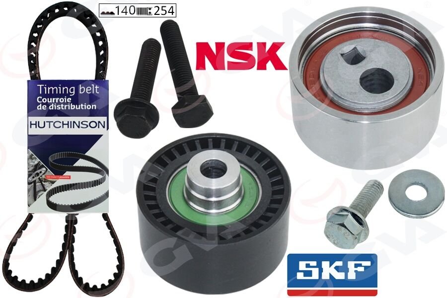 GVA 59T4321H EKSANTRİK GERGİ KİTİ 140x254 P206-306-PARTNER-BERLINGO-JUMPY-SCUDO-COROLLA 1.9D 98 DW8 K025523XS