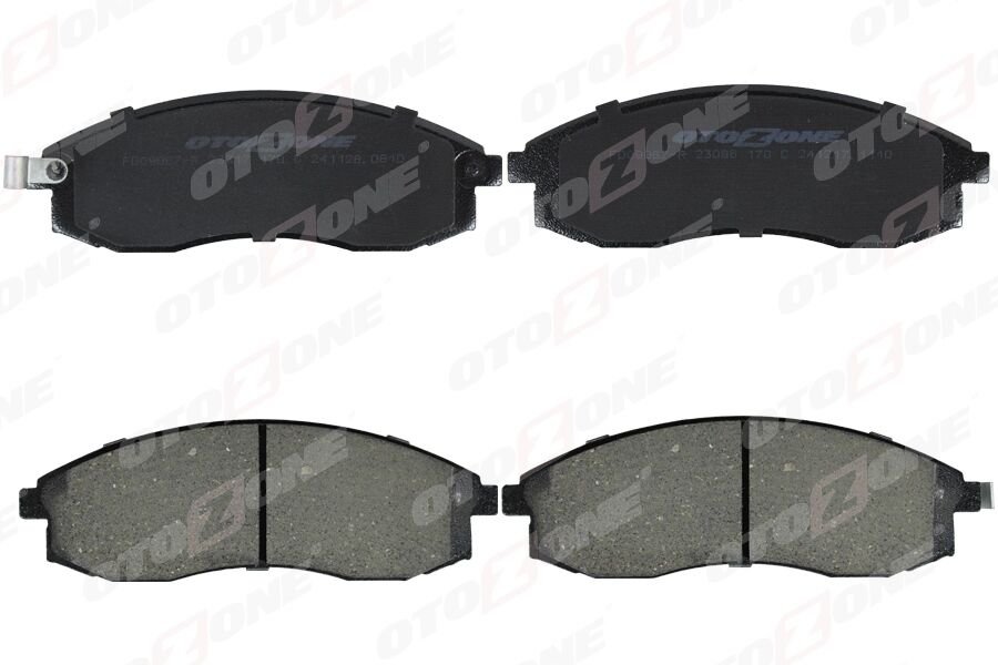 OTOZONE FDO9067-R ÖN FREN BALATA MITSUBISHI L200 2.5L 4D56INT MAGNUM K74T TURBO 4x4 99-06 / NISSAN MAXIMA 2.0L VQ20DE DOHC A32 V6 95-00 - Aşınma ikaz soketli