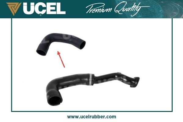 UCEL S35635 TURBO HORTUMU TEK HORTUM FIAT DOBLO II 10> 1.6D MTJ 2.0D MTJ KELEPÇELİ