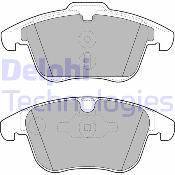 DELPHI LP1967 FREN BALATASI ON FORD MONDEO IV 07> S MAX GALAXY 07> VOLVO S60 II 1.5 T3 15>18 S80 II 2.0 08>12 V60 I 11>15 V70 III 09>15 XC70 II 09>12 . LAND ROVER FREELANDER II L359 RANGE ROVER EVOQUE L538