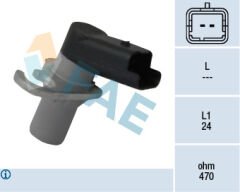 FAE 79117 KRANK DEVİR SENSÖRÜ PEUGEOT PARTNER-EXPERT-P206-P306-P308-P406-P408 CITROEN BERLINGO-C4-C5-XSARA 2. 0 16V 2.0 HDI SUZUKI GRAND VİTARA 01>05 2.0 16V 2.0HDI 2.2HDI 3.0 16V FIAT ULYSSE 02>11