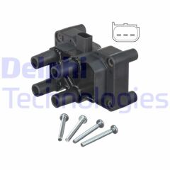 DELPHI GN10205-12B1 ATESLEME BOBINI FIESTA V-VI 01>11 FUSION 01>12 1.25-1.3-1.4-1.6TI FOCUS II C MAX 1.4-1.6TI VOLVO C30 06>12 S40 II 05>12 V50 05>12 1.6 BAGLANTI CIVATLARI ILE BERABER