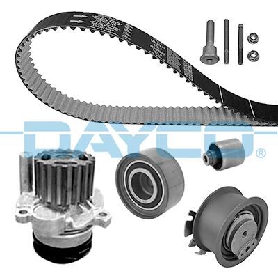 DAYCO KTBWP4860 DEVİRDAİMLİ TRİGER SETİ PASSAT-JETTA-GOLF5-OCTAVIA-TOLEDO-A3-A6 2.0 TDI 2007-2011 BKP-BKD-BRE-BLB