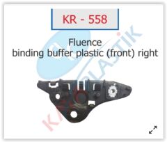 KAYA KR558 ÖN TAMPON BAĞLANTI BRAKETİ SAĞ RENAULT FLUENCE 09>15