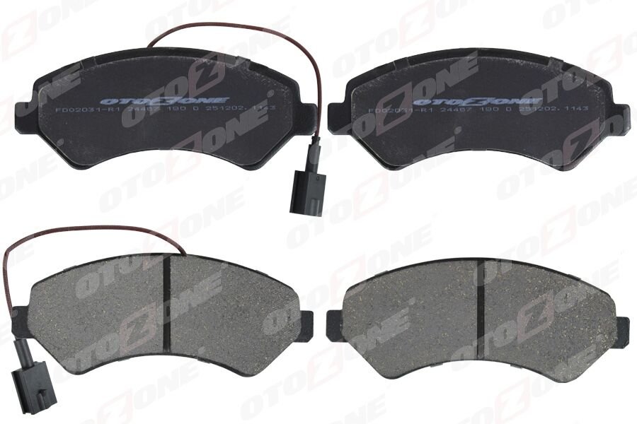 OTOZONE FDO2031-R1 ÖN BALATA BOXER 06> JUMPER 06> DUCATO 06> 169.1x69.1x19