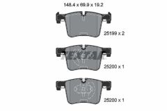 TEXTAR 2519901 FREN BALATASI ON BMW F20 F21 F22 F23 F30 F31 F34 F35 F32 F33 F36