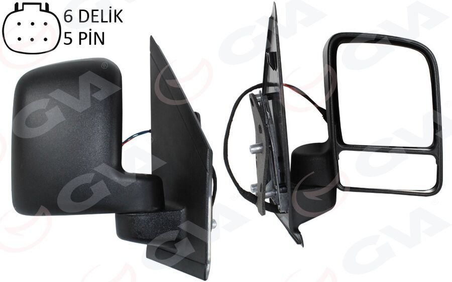 GVA 1033152 DIŞ DİKİZ AYNASI SAĞ FORD CONNECT 02> ELEKTRİKLİ