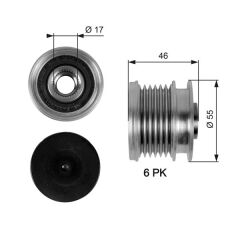 GATES OAP7092 ALTERNATOR KASNAGI MERCEDES W204 W205 C218 W212 W222 X204 W166 C292 W639 W447 B906