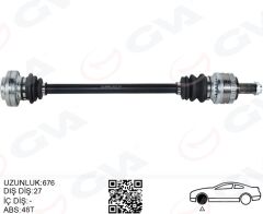 GVA 4499183 KOMPLE AKS ARKA SAĞ BMW E46 676MM